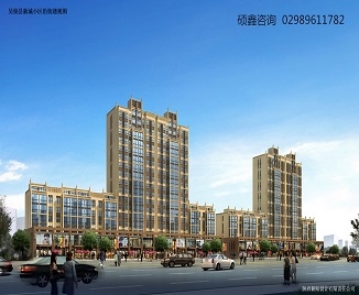 房地產項目可行性研究報告編制附圖（房產鳥瞰圖）